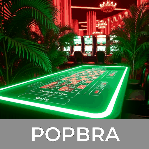 POPBRA: Slots Exclusivos, Jogos de Mesa Variados e Real Dealers Imersivos